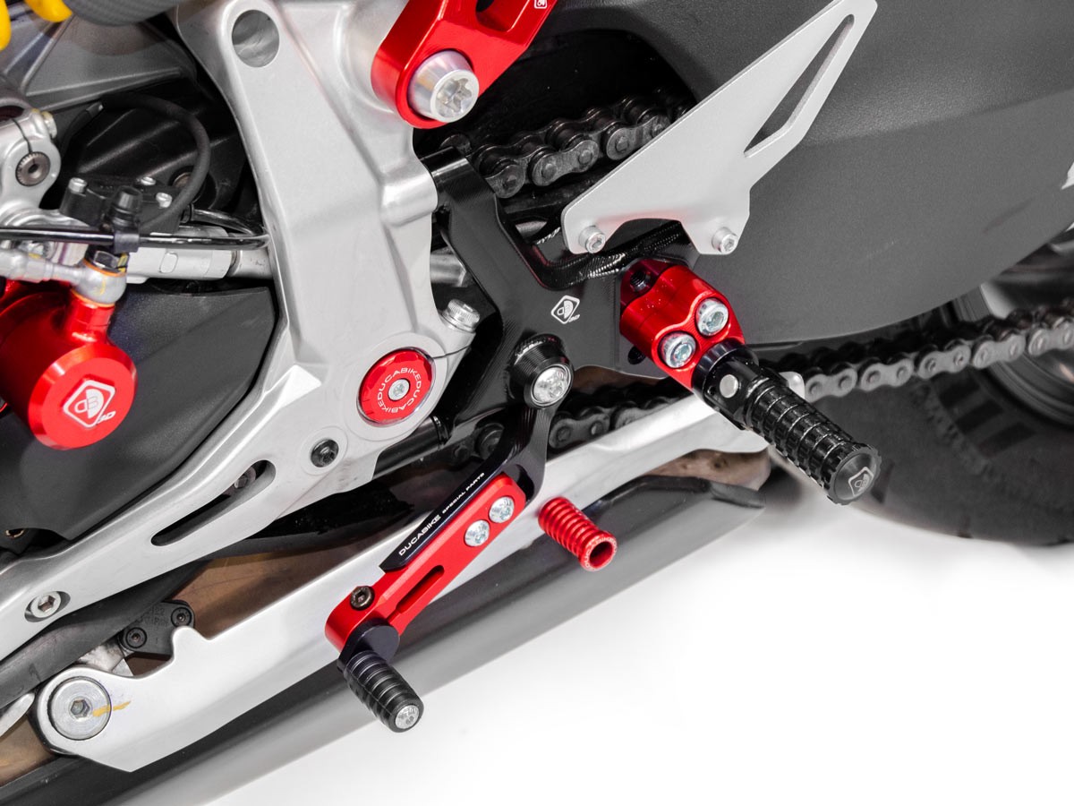 Ducabike Adjustable Rearsets for the Ducati Streetfighter V2